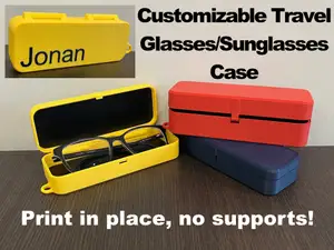 Print in Place Travel Sunglasses/Glasses Case