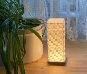Lamp #57 - Square Block lamp shade adapted to Bambu Lamp Kit 001 Base