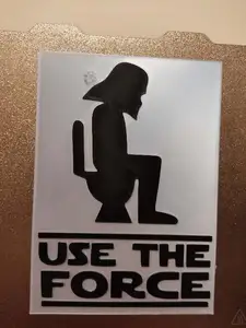 use the force 2d wall art easy, dual color