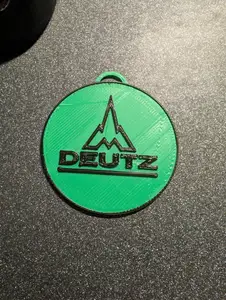 Deutz Old Logo Keychain