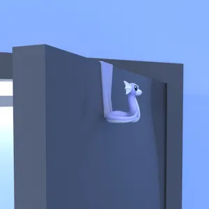 ℗147 Dratini Over Door Hook 3D print Pokemon