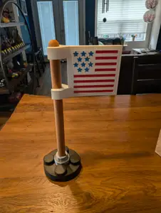 Giant Lego-Like USA-ish Flag 10:1 Scale