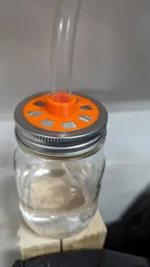 Bubbler Airlock - Mason jar cap for 5/8" OD tubing