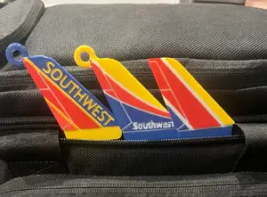 Southwest Airlines - Airplane Tail coaster, keychain