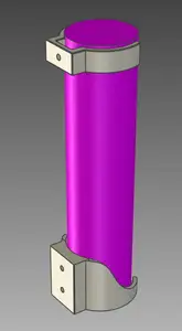 Fridge water filter mount (HAFEX)