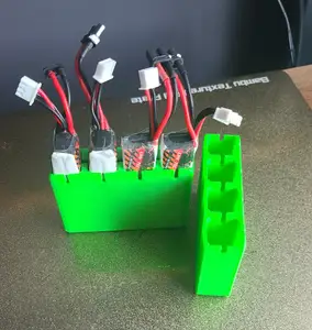 2S LiPo FPV Drone Battery Holder (TPU)