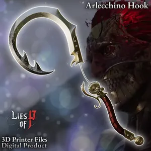 Arlecchino Articulated Cosplay Hook Lies of Overture