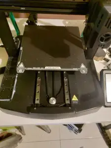 Ender v3 SE/KE - Rails front piece without logo