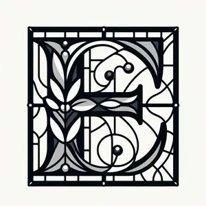 Stencil: Letter E (version 2)