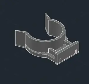 CLIP for the cover plate under the kitchen counter