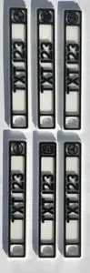 Customisable Number / Registration plate Keyring with Logos