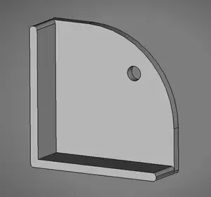 25mm offset cabinet knob hole jig.