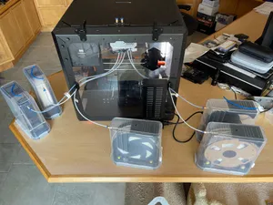 Dry boxes for MMU3 filament feed