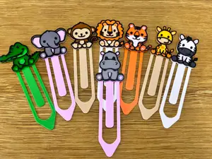 Cute Hippopotamus Bookmark