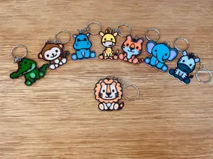 Cute Lion Keychain