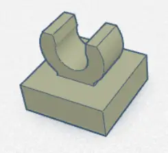 LEGO 1x1 Plate Vertical Clip 2555