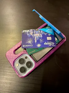 iPhone 13 pro case with 3 card wallet compartment