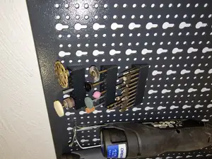 Küpper Pegboard Dremel Bit Holder