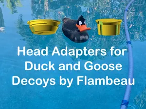 Head adapters for flambeau Duck or Goose Decoys