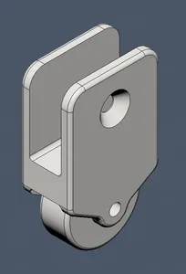 25mm Rollers for 10mm PVC Sliding door