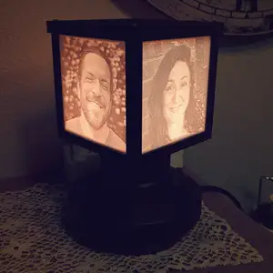 Rotating Lithophane Frame for IKEA Tarnaby Lamp