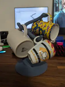 mug stand, spiral