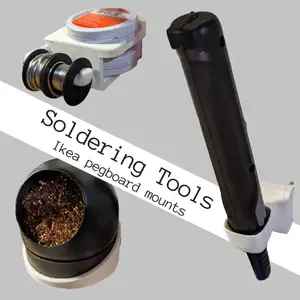 Soldering Tools - Ikea Skadis pegboard