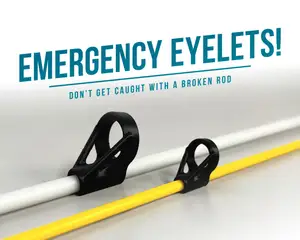 Emergency Fishing Rod Eyelets!