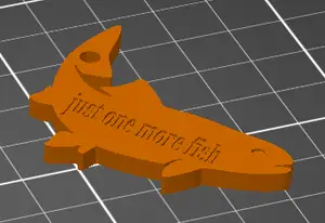 Fish keychain