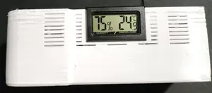 Silica Gel Container for IKEA Samla 22l with Thlevel Thermomenter Hygrometer (Remix)