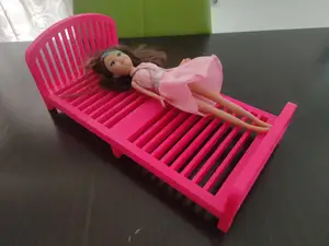 Double size barbie doll bed