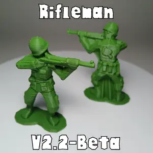 Army Men - Rifleman - EASY FDM PRINT