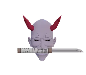 Death God Mask with Dagger from the Naruto anime series