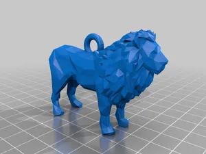 Lion Keychain