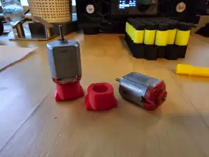 Shim for cheap 130 motors in Protean Modular Takedown Blaster