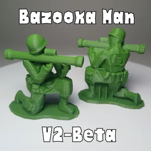 Army Men - Bazooka Man - EASY FDM PRINT