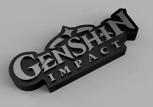 Genshin Impact Logo Stand
