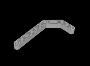Lego Compatible (32009.dat) Technic Beam 3 x 3.8 x 7 Liftarm Bent 45 Double