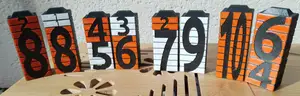 Stacking number blocks children's math toy