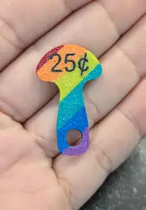 Pride 25c & 1 Dollar Canadian shopping cart keys!