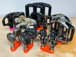 Bike pedal pair holder