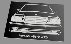 Mercedes w124 decor plate