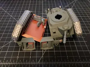 Sponson Magnet Insert and Tray for Leman Russ Tank