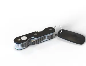 Key holder Swiss Army knife-like with place for tracker