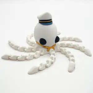 3D Printable Sailor Octopus