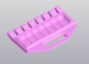 Shish kebab press