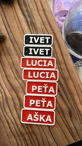 Name label with generator