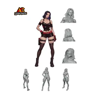 Nyx - Tactical Anime Girl STL Model for 3D Printing