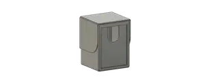 MTG commander deck holder with magnetic slider