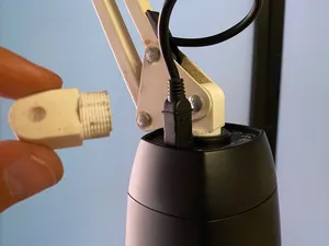 Microphone mount for architect lamp